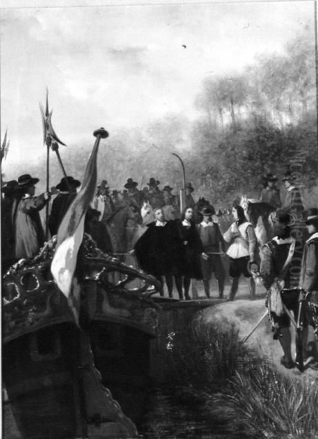 Anno 1650. De aanslag op Amsterdam Oil Painting by Karel Frederik Bombled