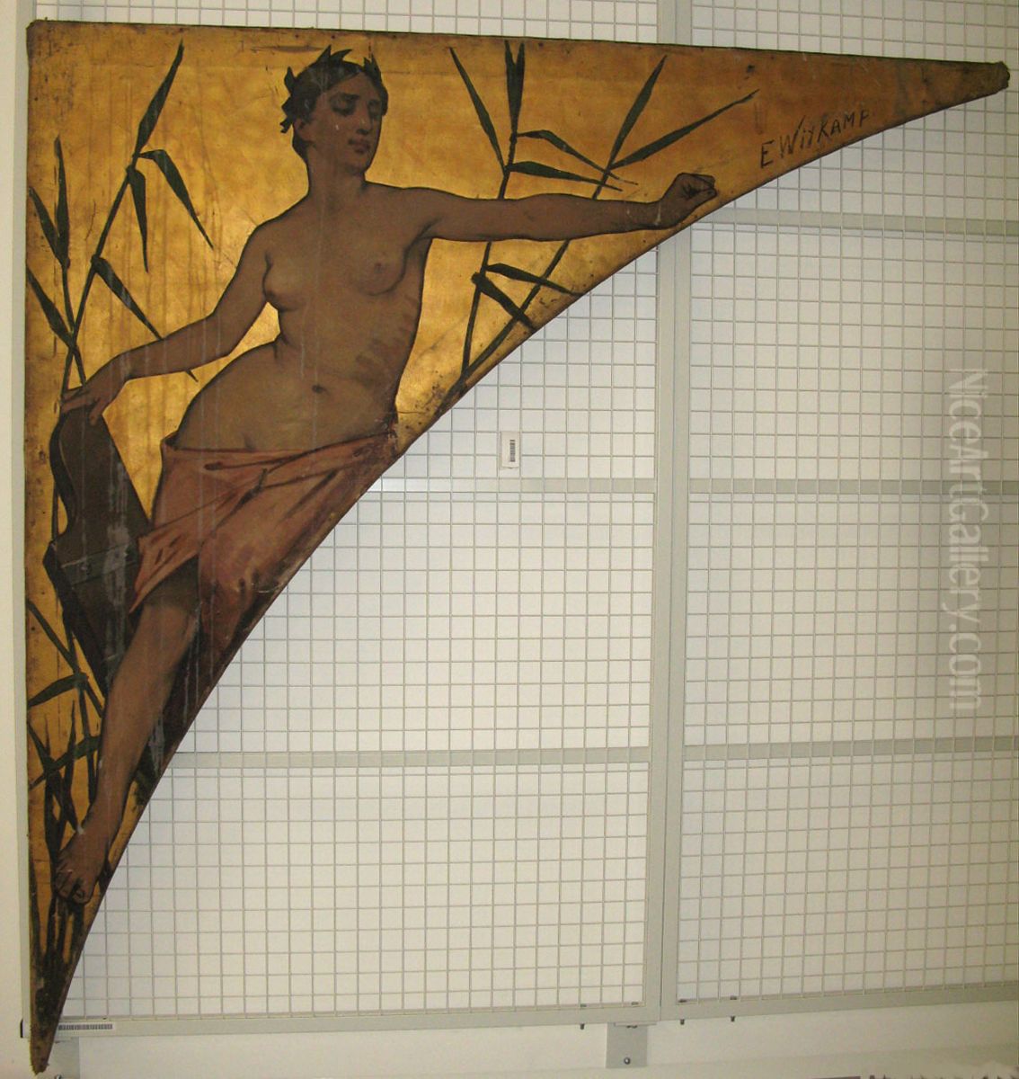 Gezicht op het IJ voor Amsterdam Oil Painting by Ernst Witkamp