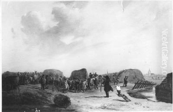 De Schutterij uit Amsterdam en Weesp, de lunet 