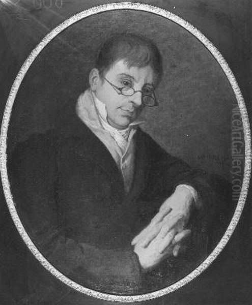 Francois J. Pfeiffer Jr. (1778-1835), toneeldecorateur Oil Painting by Co Breman