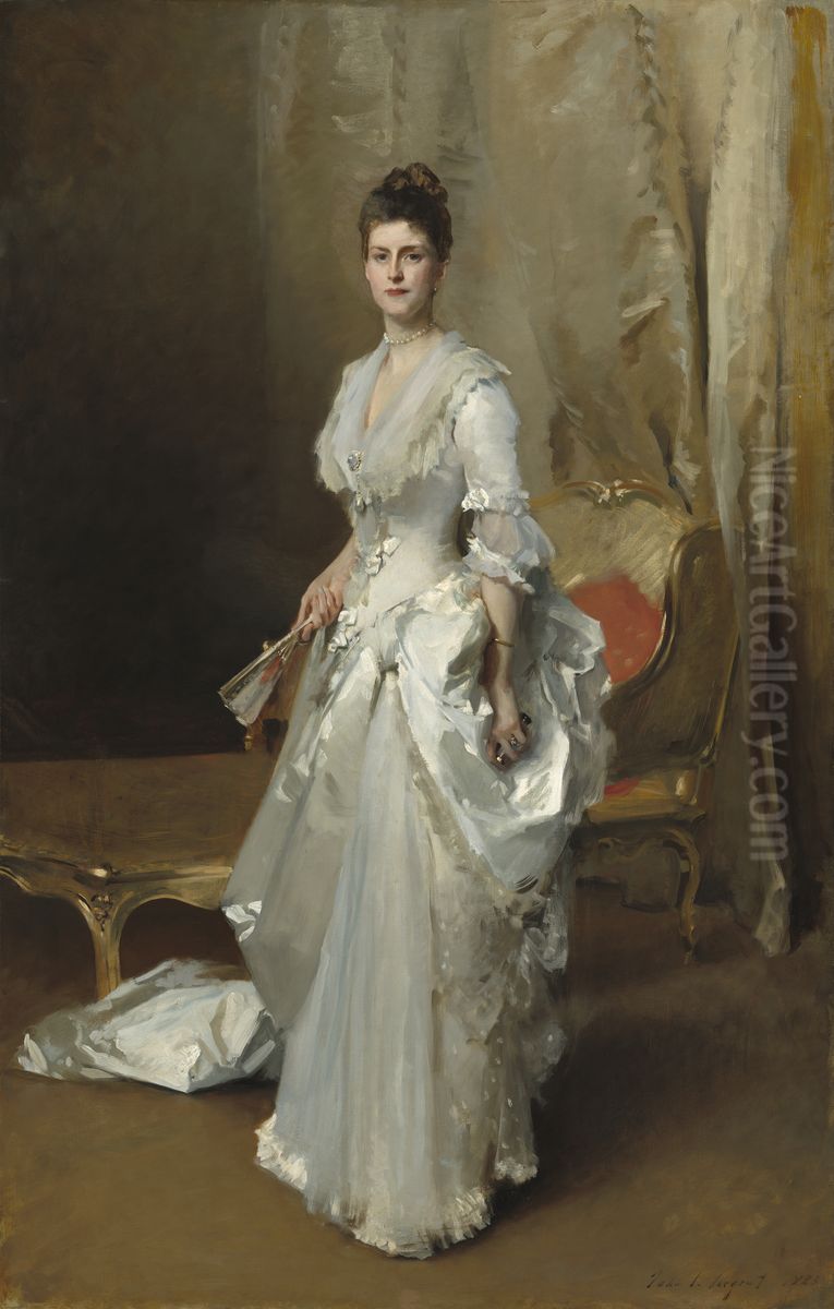 Margaret Stuyvesant Rutherfurd White (Mrs. Henry White) Oil Painting by John Singer Sargent