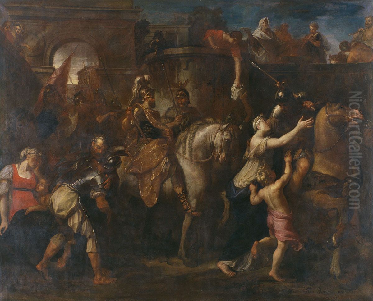 Emigration des Tectosages Oil Painting by Bon Boullogne