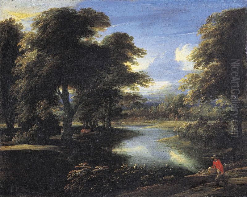 Landscape Oil Painting by Jacques Fouquier