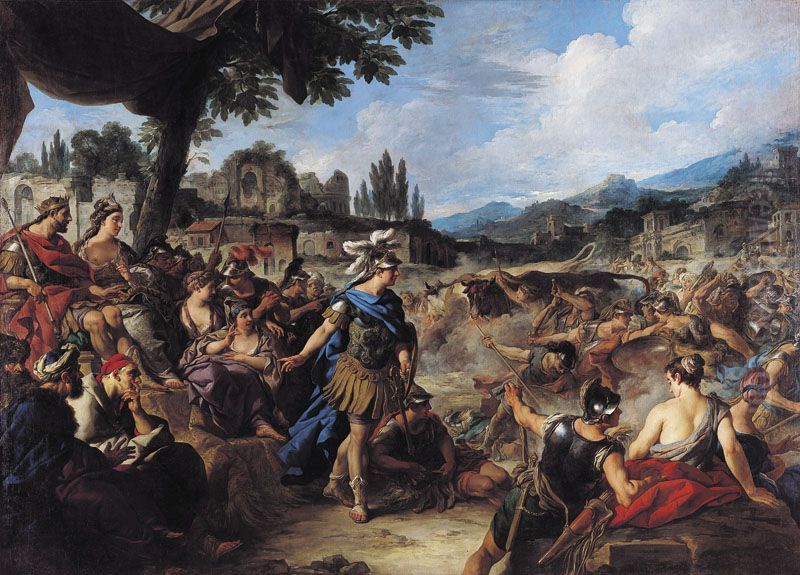 Conquete de la toison d'or Oil Painting by Jean-Francois de Troy