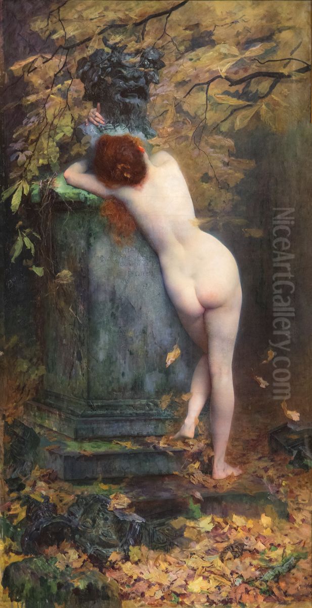 The last DryadFrancais:La derniere dryadeItaliano:L'ultima Driade Oil Painting by Gabriel Guay