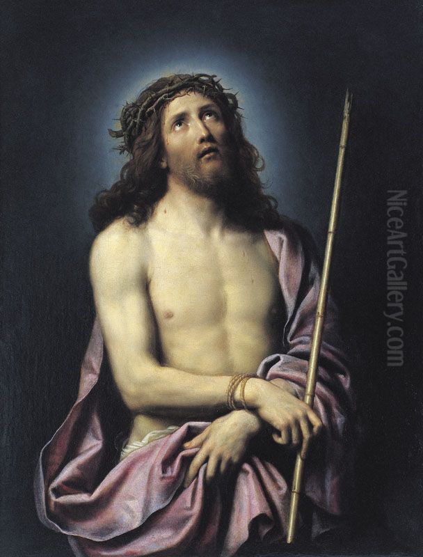 Le Christ au roseau Oil Painting by Pierre Mignard I