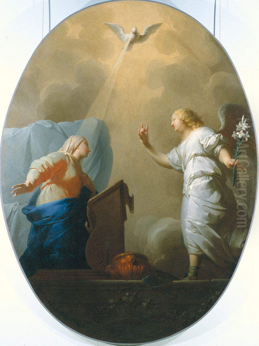 L'Annonciation Oil Painting by Pierre Subleyras