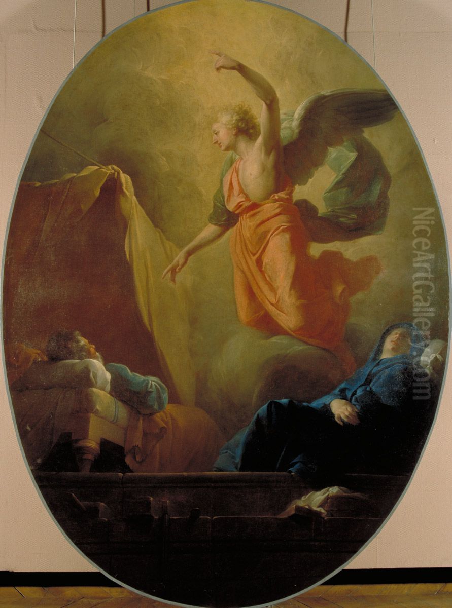 Songe de saint Joseph Oil Painting by Pierre Subleyras