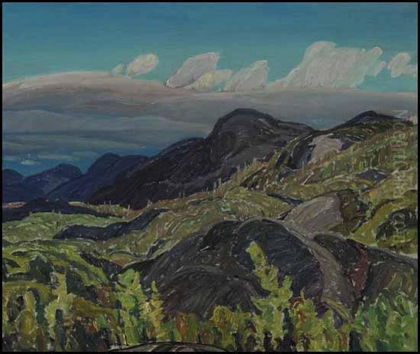 Summer Landscape Oil Painting by Franklin Carmichael