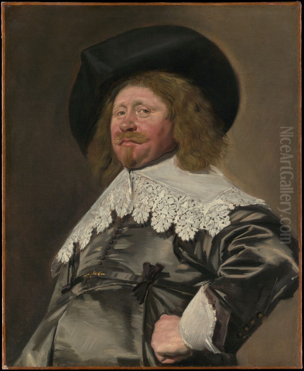 Claes Duyst van Voorhout Oil Painting by Frans Hals