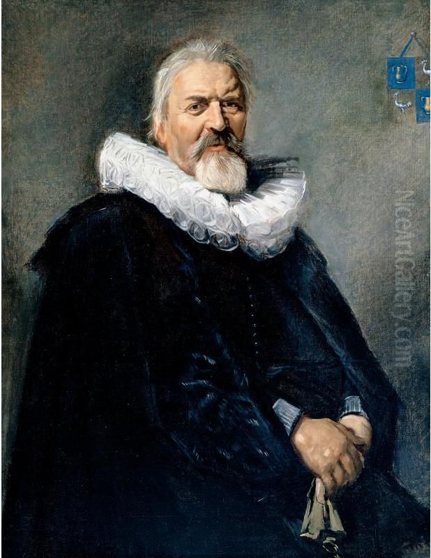 Portrait of Pieter Jacobsz Olycan Oil Painting by Frans Hals