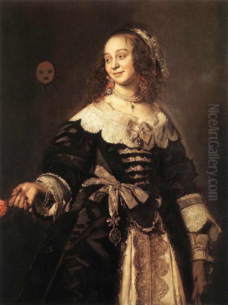 Isabella Coymans.[2] Oil Painting by Frans Hals