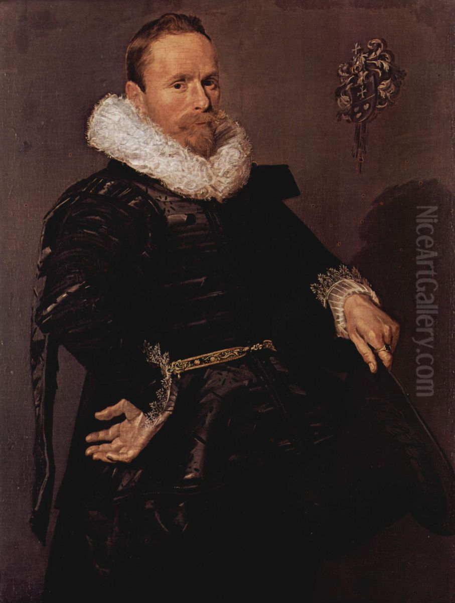 Portrait of a man Oil Painting by Frans Hals