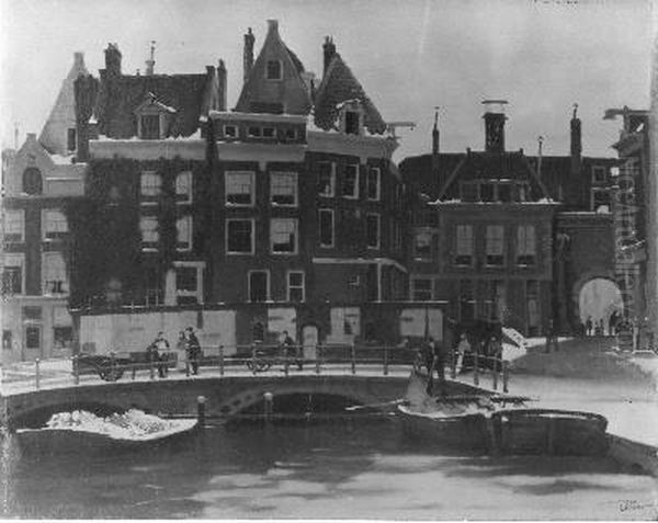 Het Beurspleintje Oil Painting by Willem Witsen