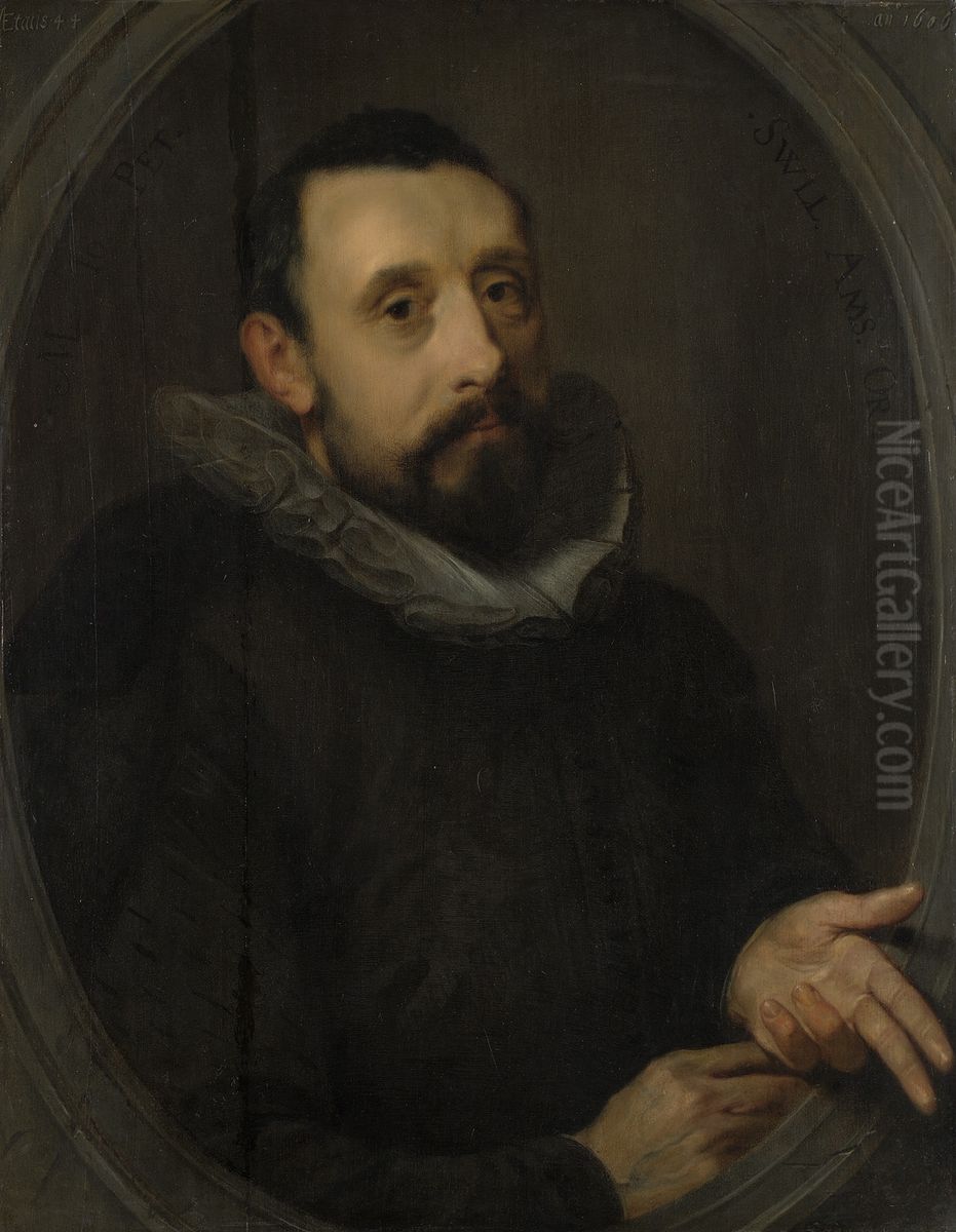 Jan Pietersz. Sweelinck (1562-1621) Oil Painting by Gerrit Pietersz Sweelink