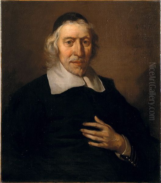 Isaac Commelin I (1598-1676) Oil Painting by Pieter van Anraedt