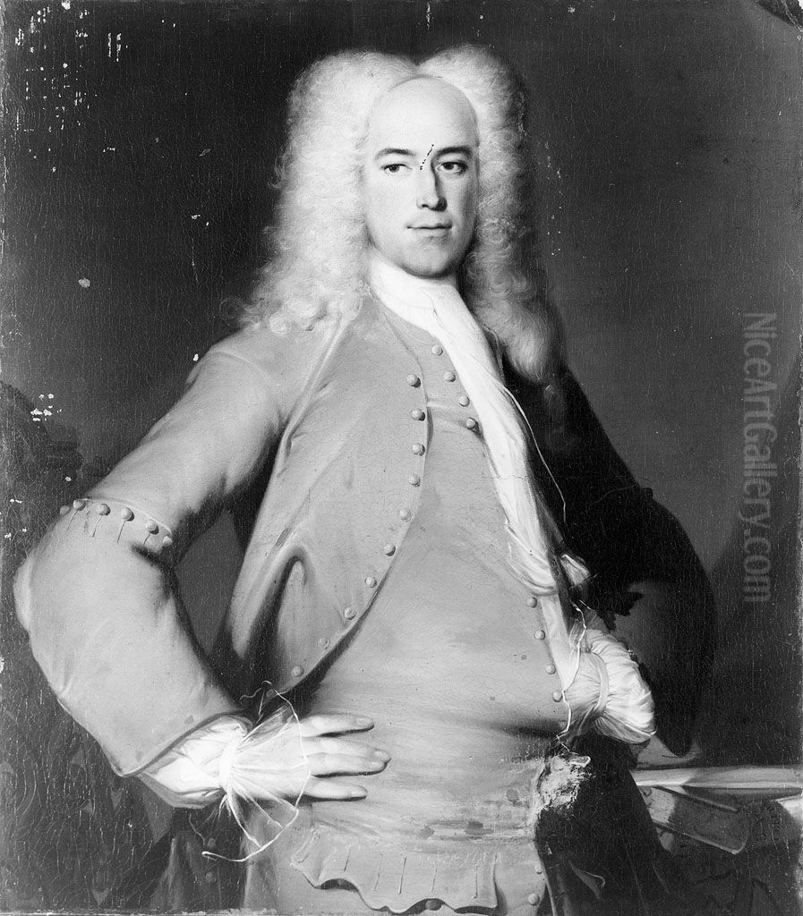 Een lid van de familie Commelin (?) Oil Painting by Cornelis Troost