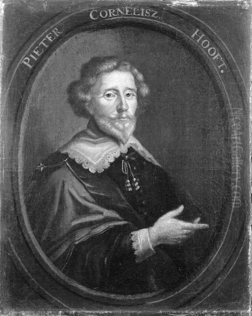 Pieter Cornelisz. Hooft (1581-1647) Oil Painting by Joachim von, I Sandrart