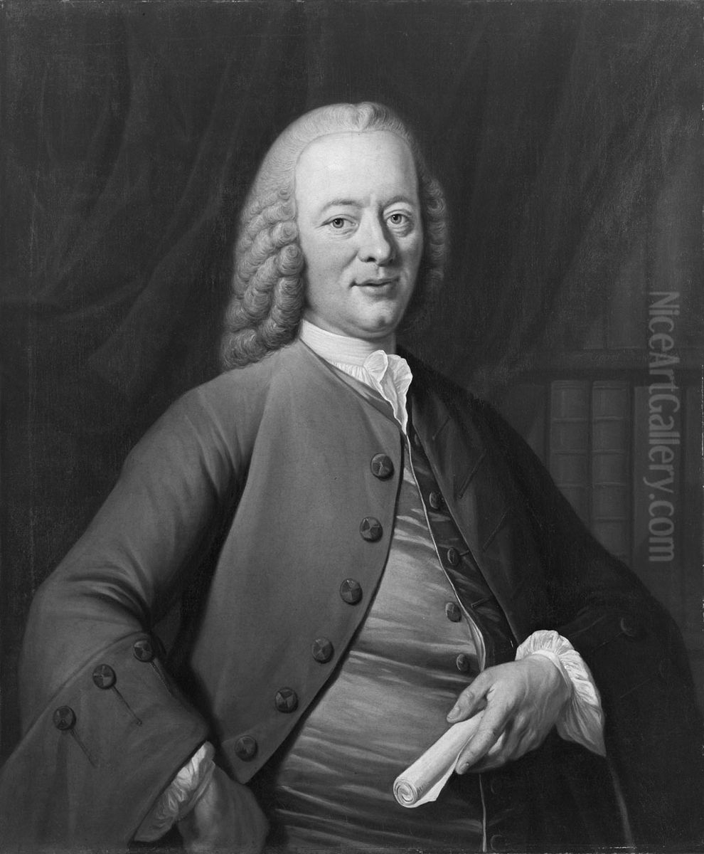 Bernardus de Bosch (1709-1786) Oil Painting by Tibout Regters