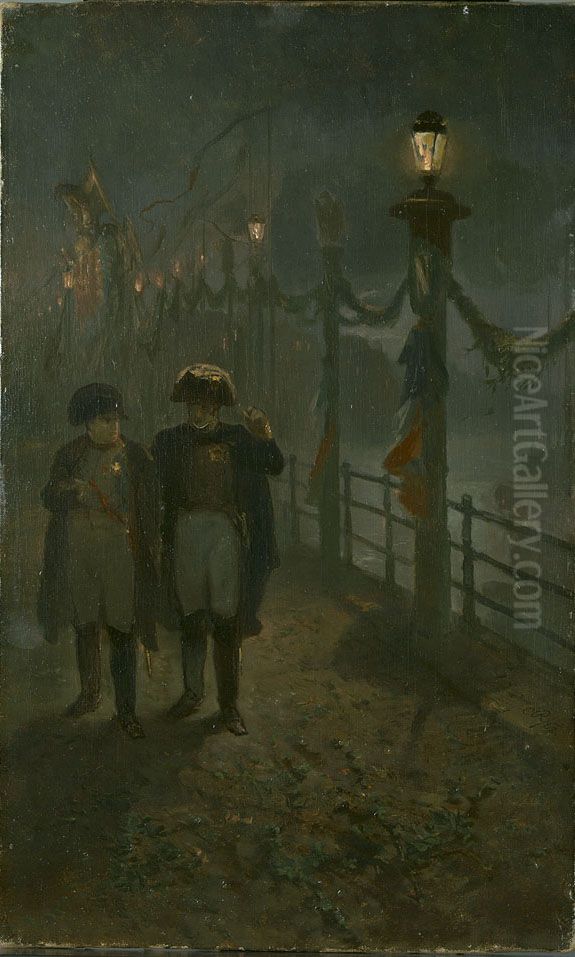 Anno 1811. Napoleon in Amsterdam Oil Painting by Charles Rochussen