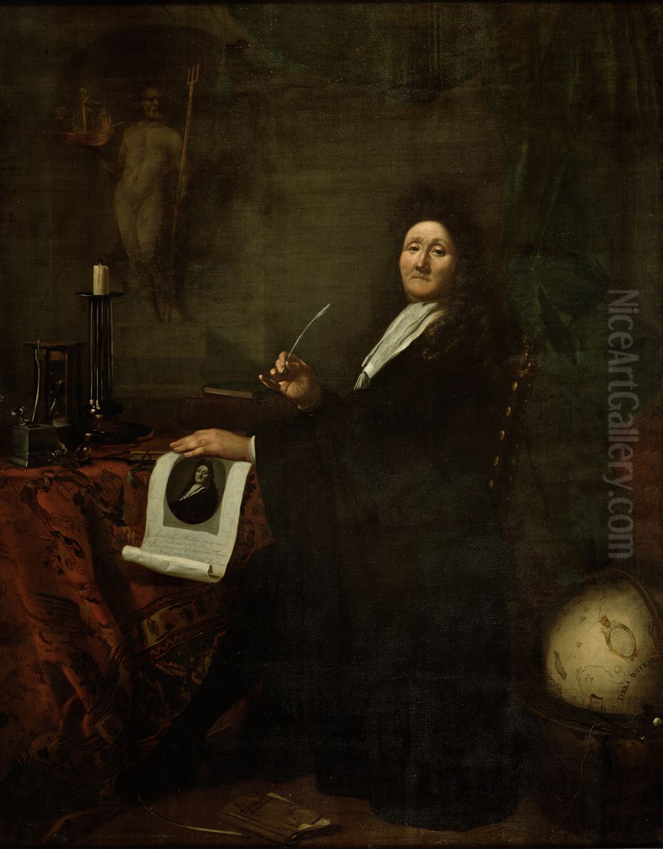 Self-portrait Oil Painting by Ludolf Bakhuizen