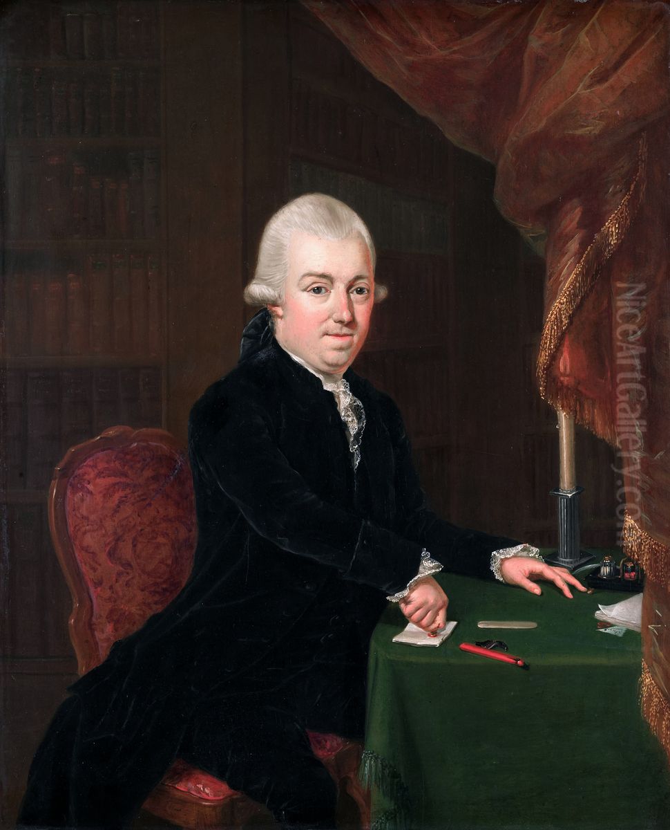 Jan Bernd Bicker (1746-1812) Oil Painting by Louis Bernard Coclers