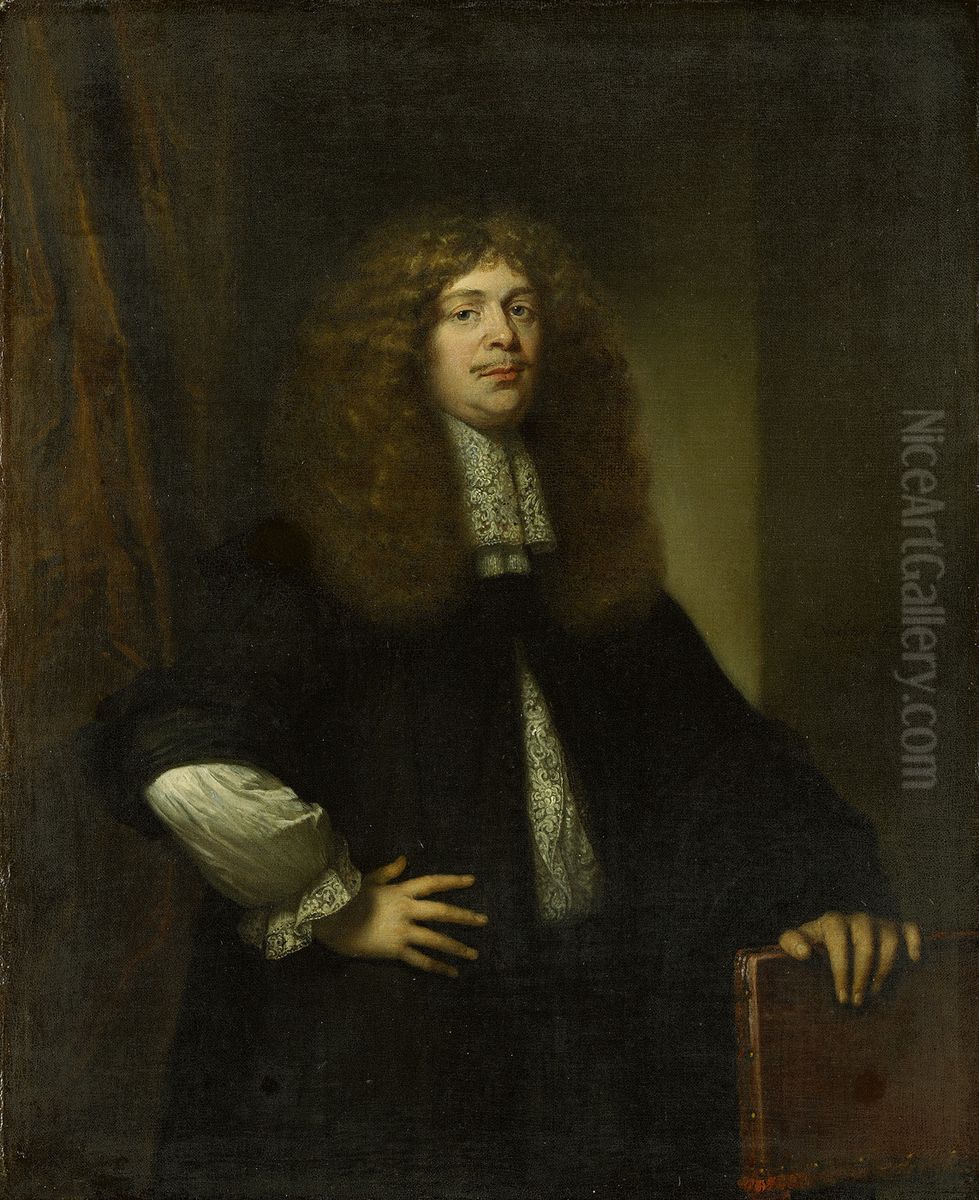Coenraad van Beuningen (1622-1693)-Coenraad van Beuningen (1622-1693), bestuurder en diplomaat-Coenraad van Beuningen (1622-1693), administrator and diplomat Oil Painting by Caspar Netscher