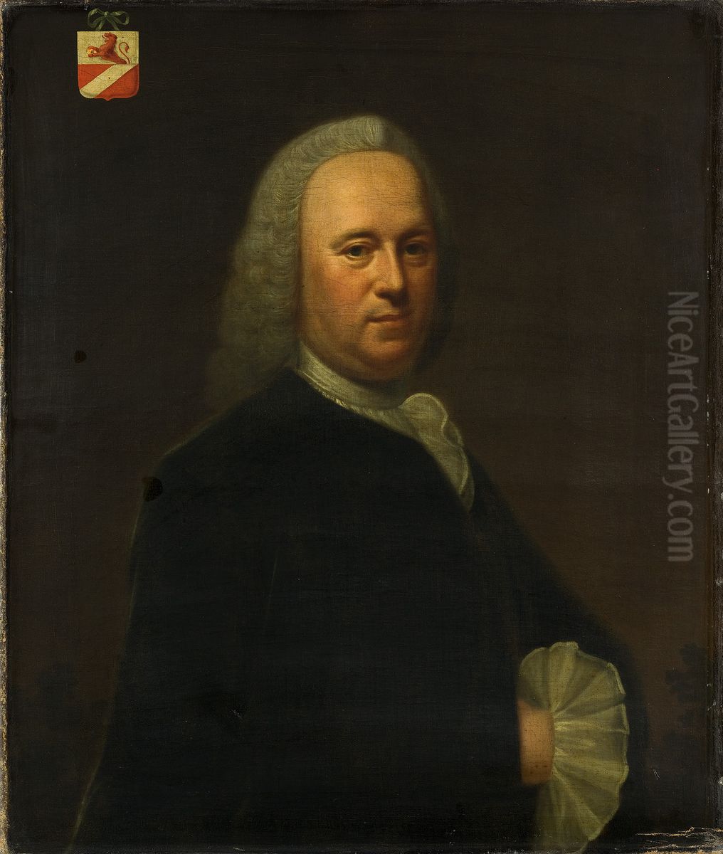 Cornelis Jansz. Backer (1692-1766) Oil Painting by Domenicus van der Smissen
