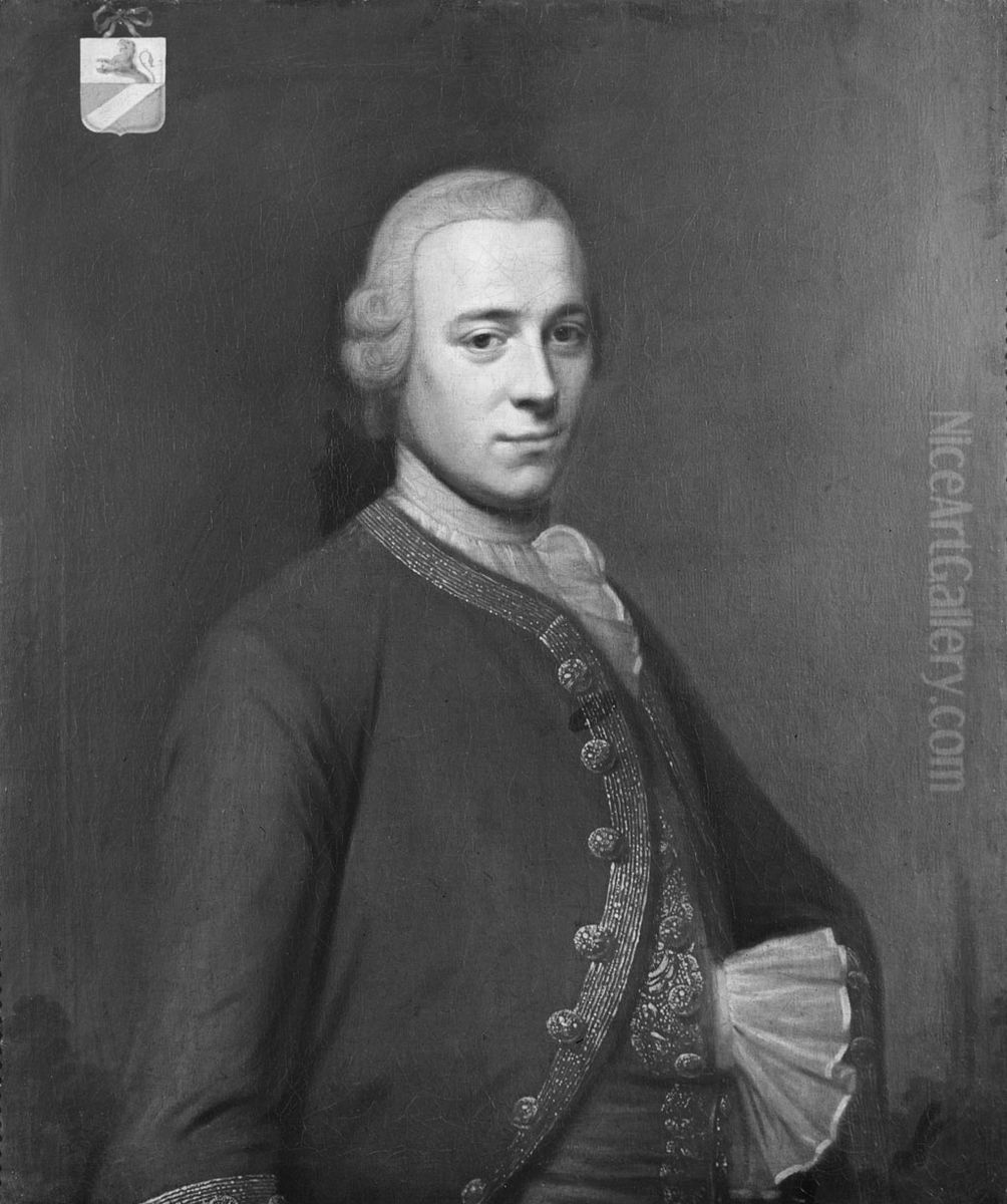 Mr. Henrick Backer (1730-1779) Oil Painting by Domenicus van der Smissen