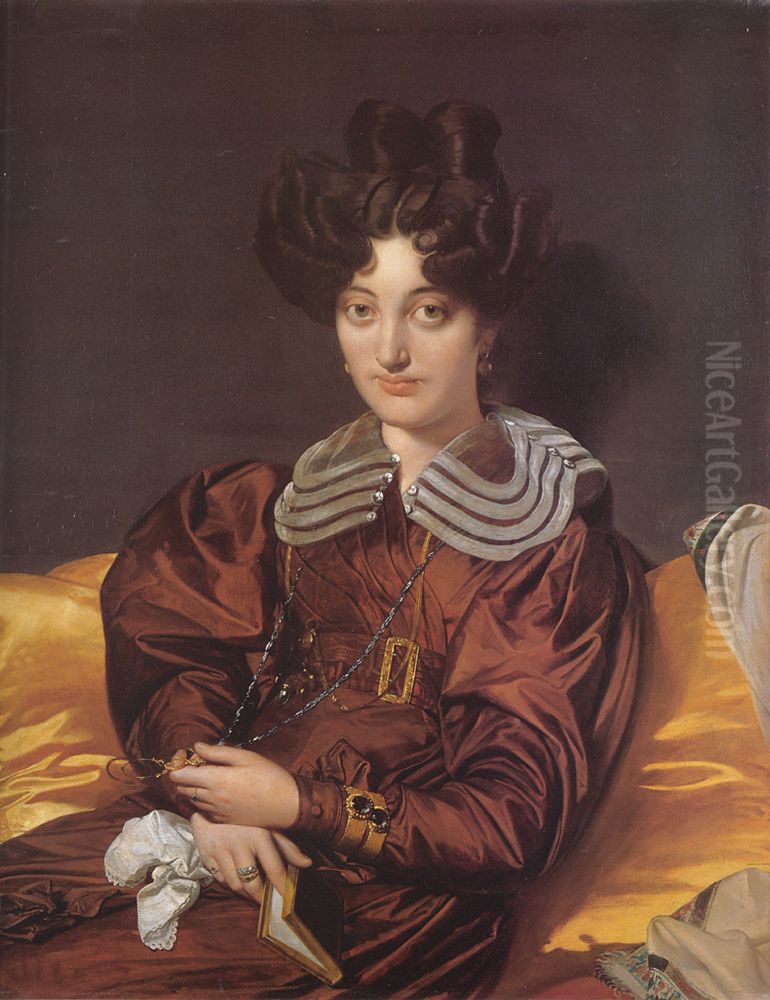 Portrait of Madame Marcotte de Sainte-Marie Oil Painting by Jean Auguste Dominique Ingres