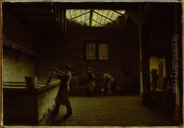 Interieur van de suikerfabriek 