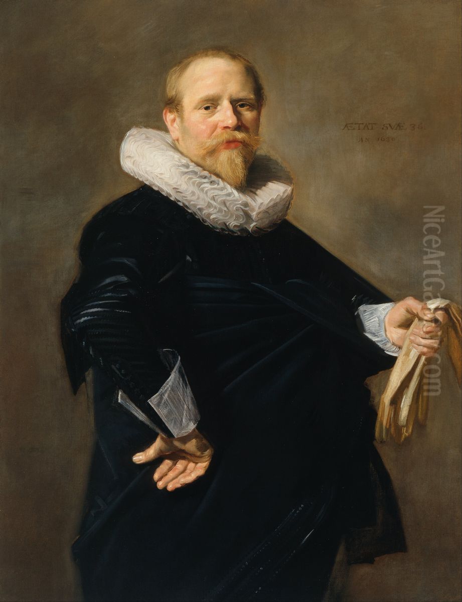 Portrait of a Man Oil Painting by Frans Hals
