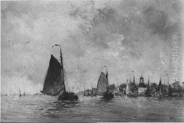 Durgerdam Oil Painting by Hobbe Smith