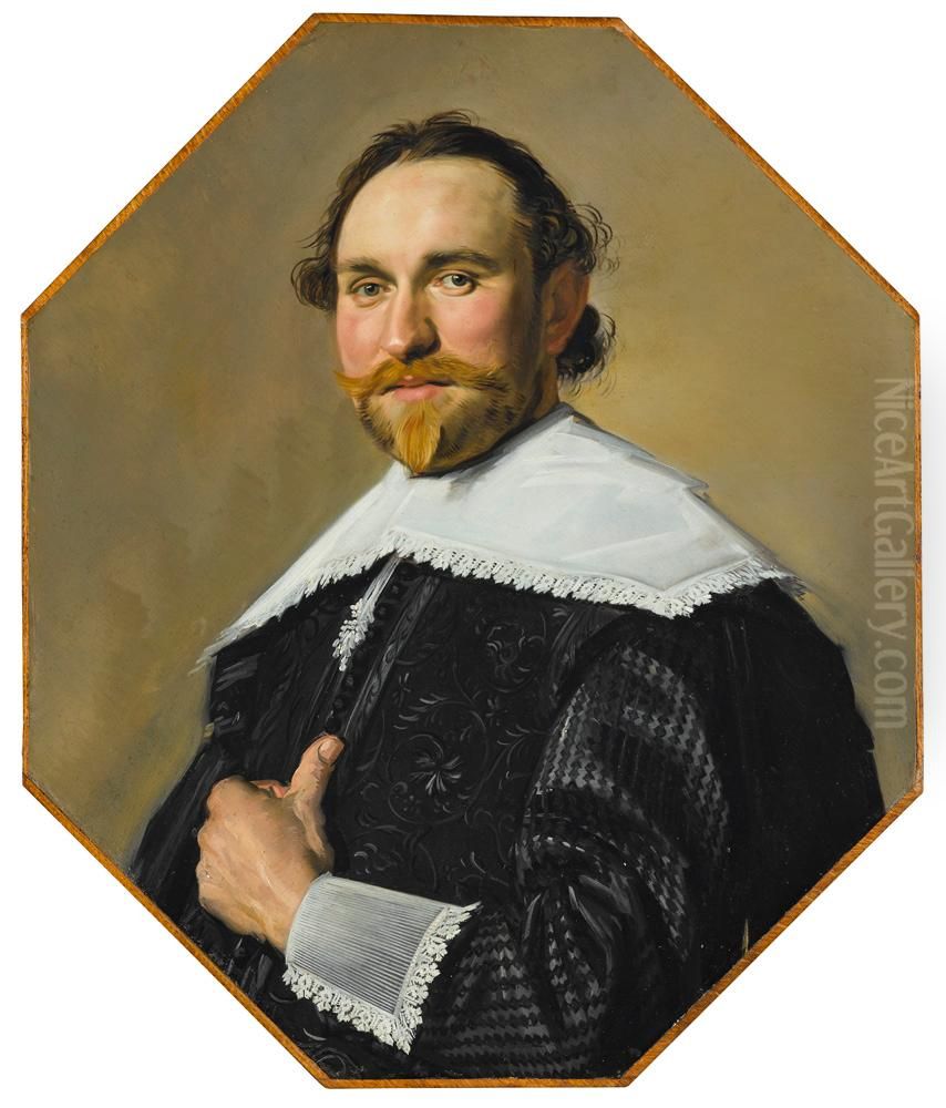 Portrait of a man Oil Painting by Frans Hals