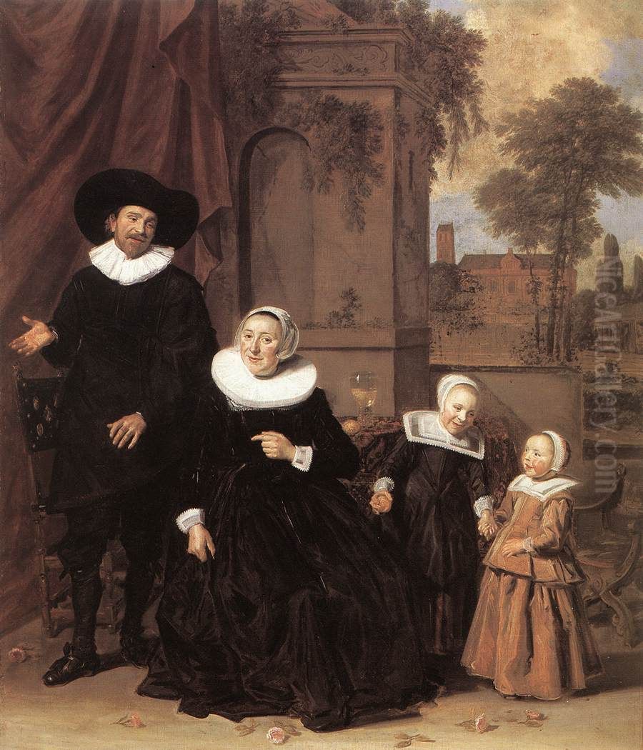 Family Portrait. Oil Painting by Frans Hals