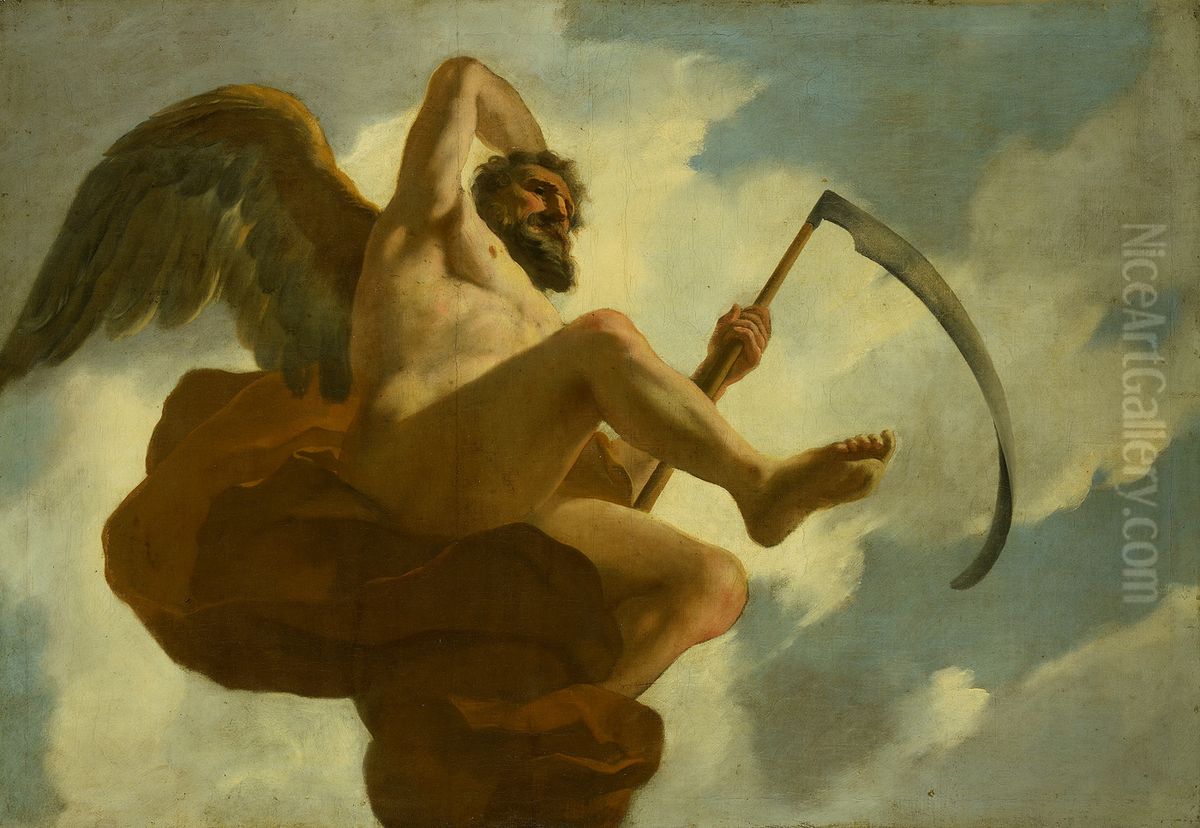 Allegorische voorstelling van de verzorging van leprozen en onnozelen-Saturnus Oil Painting by Gerard de Lairesse