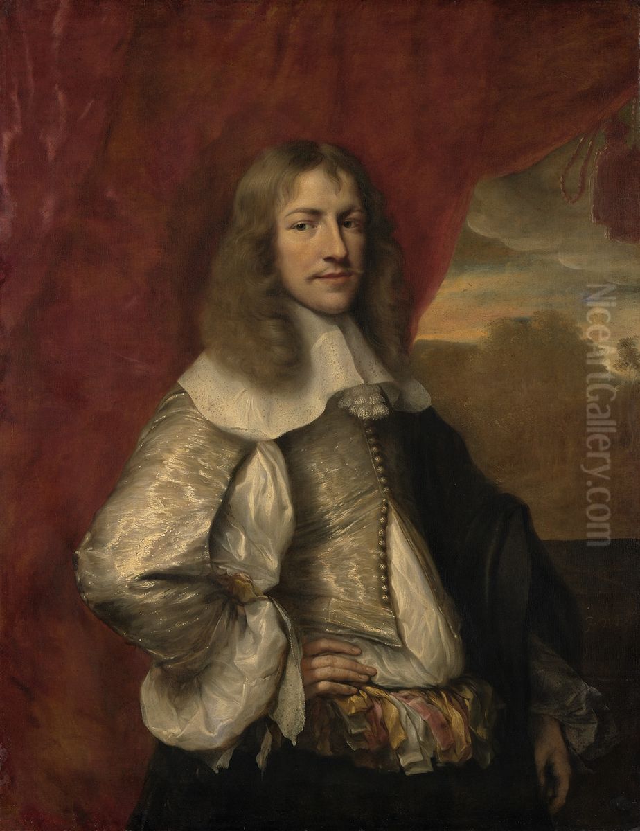 Mr. Jan Bernd Schaep (1633-1666) Oil Painting by Jurgen Ovens