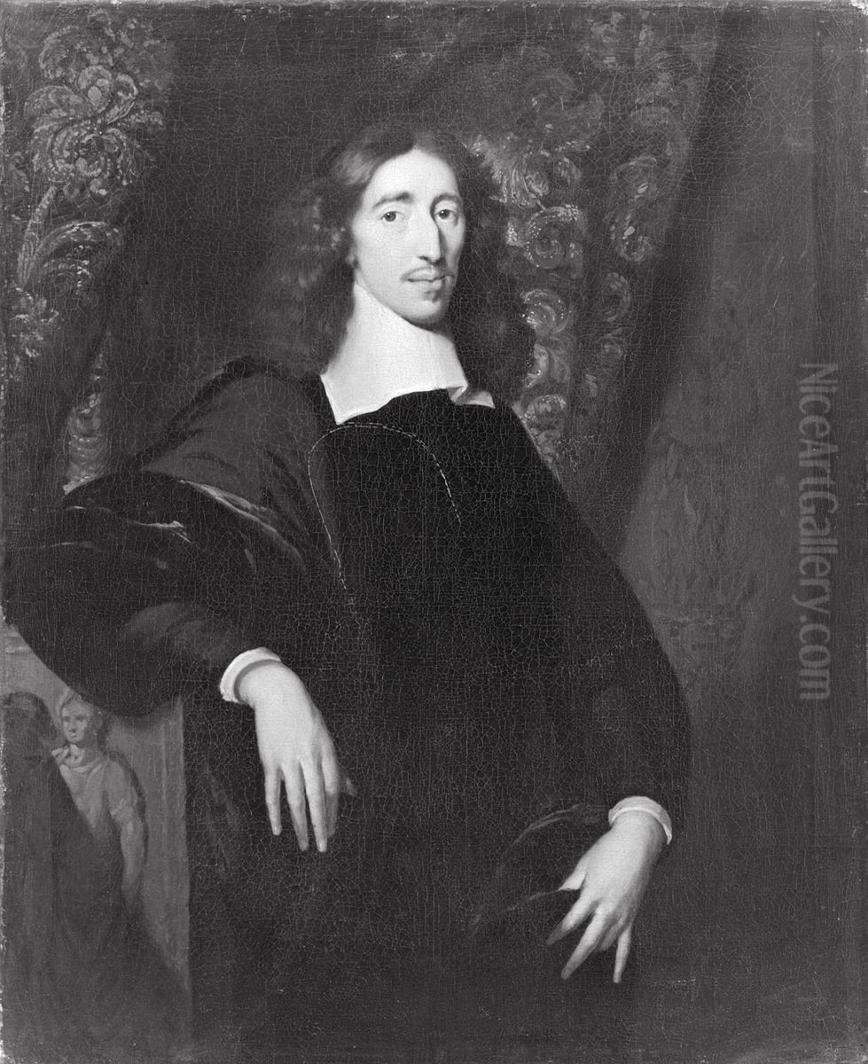 Johan de Witt (1625-1672) Oil Painting by Caspar Netscher