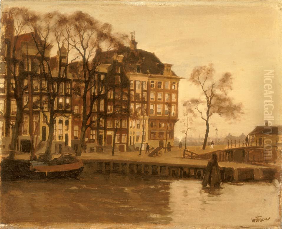 Kalkmarkt Oil Painting by Willem Witsen