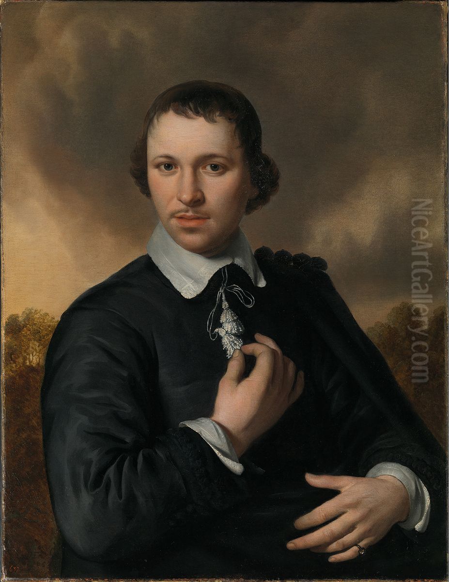 Jan van de Capelle Oil Painting by Gerbrand Van Den Eeckhout