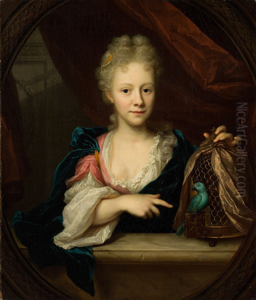 Sara Backer (1685-1737) Oil Painting by Arnold Boonen