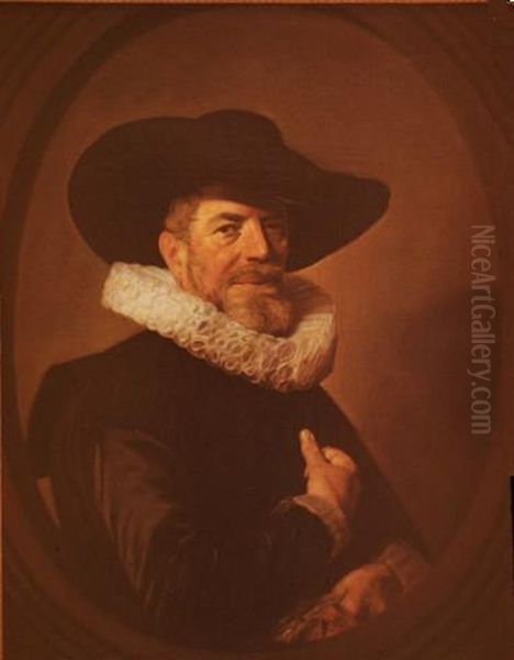 Portrait of a Man Oil Painting by Frans Hals