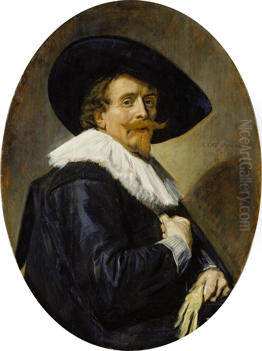 Portrait of a Man Oil Painting by Frans Hals