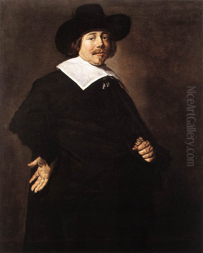 Bildnis eines Mannes (Albert van Nierop?) Oil Painting by Frans Hals