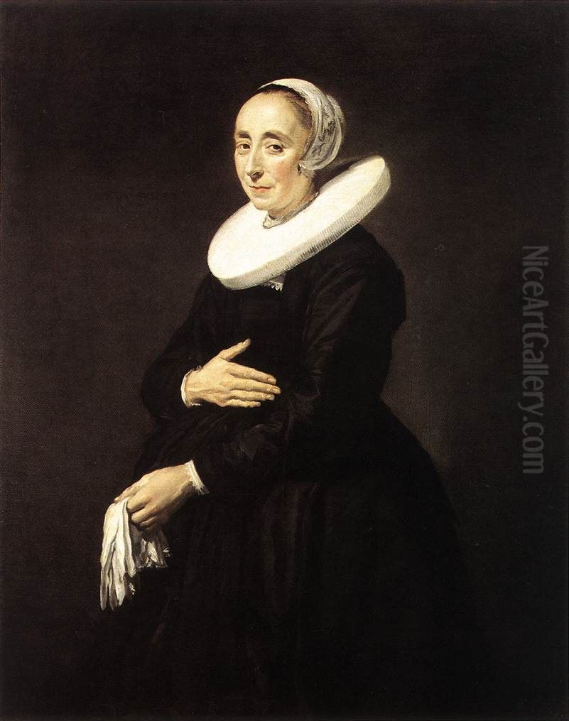 Bildnis einer Frau (Cornelia van der Meer?) Oil Painting by Frans Hals