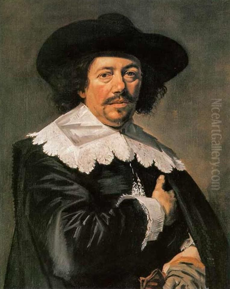Portrait of a man Oil Painting by Frans Hals