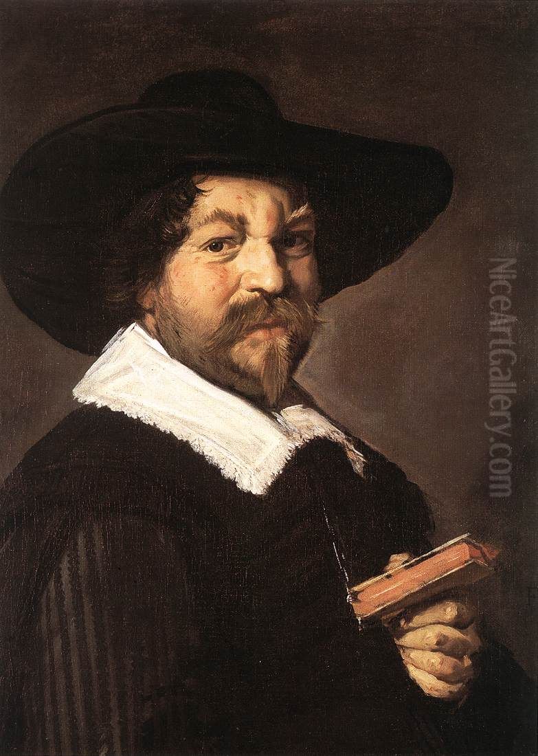Portrait of a man Oil Painting by Frans Hals