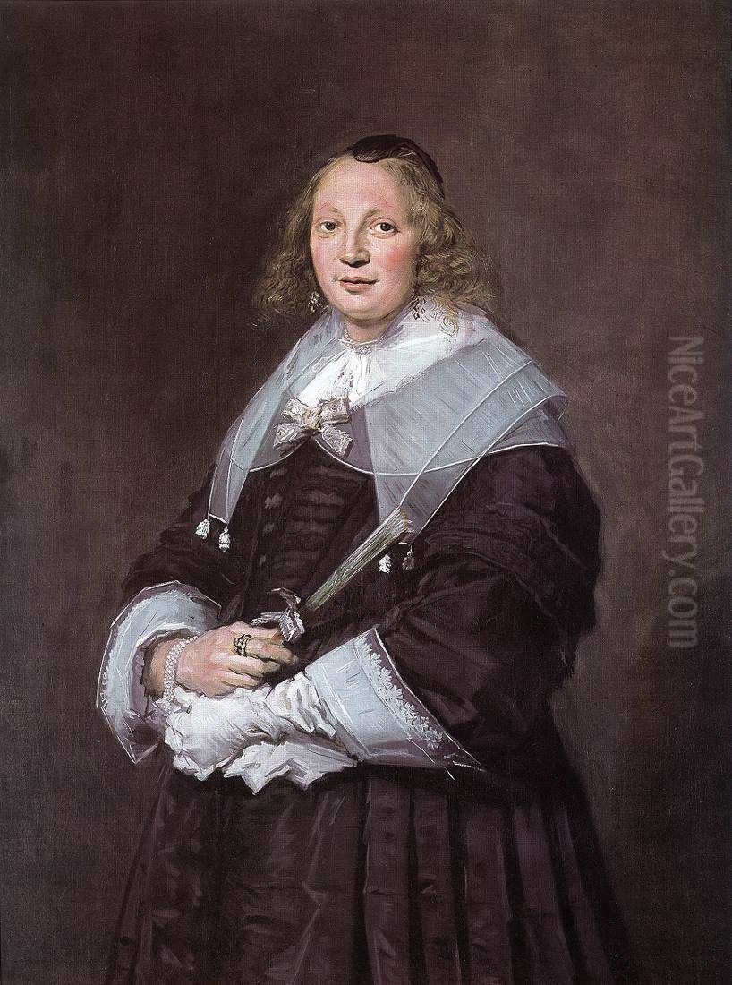 A Dutch Lady Oil Painting by Frans Hals