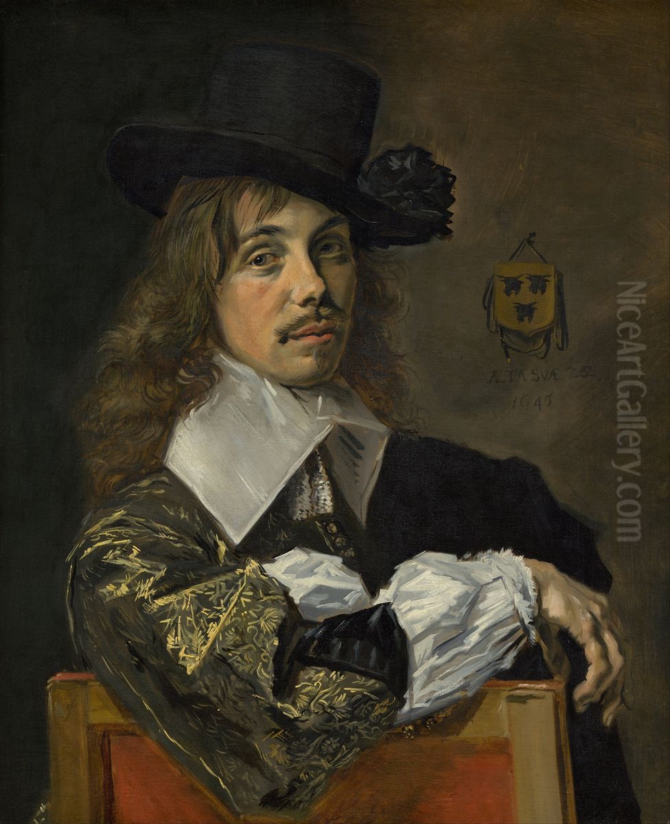 Willem Coymans Oil Painting by Frans Hals