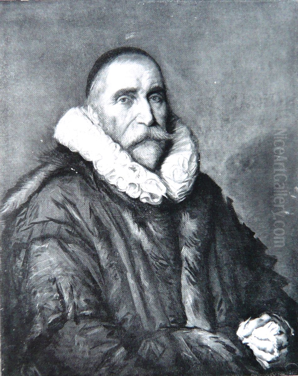 Portrait of a 73-year-old man Oil Painting by Frans Hals